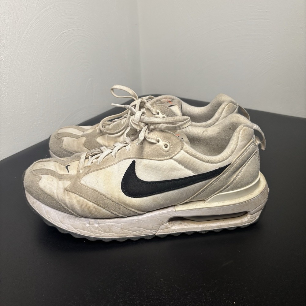NIKE Air Max Dawn Running Cream White Black Shoes DH5131-101 Women's Size 10